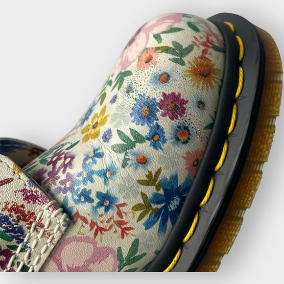Dr. Martens Pascal Wanderlust Boots Floral Bone Mallow Leather Lace Up US Size 7 - Picture 8 of 16